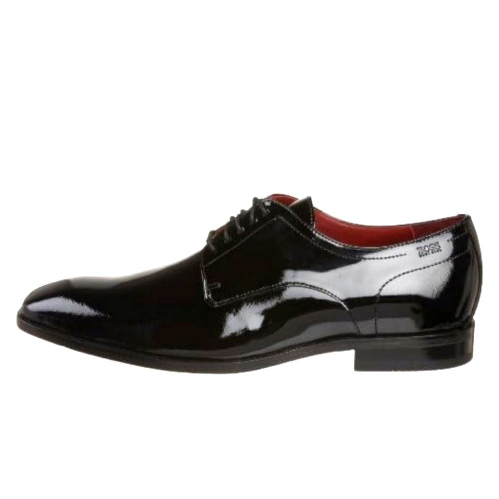 BOSS Black by Hugo Boss Mens Recco Lux Patent Formal Dress Tuxedo Shoes, 11